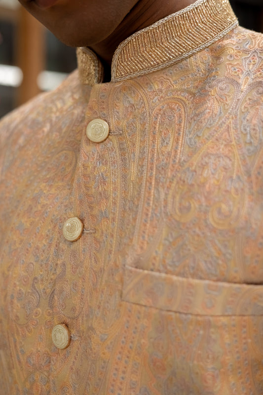 DESIGNER PAISELY SHERWANI OUTFIT