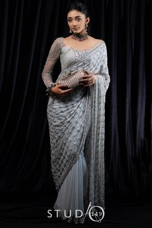 BRIDAL DESIGNER SAREE SET