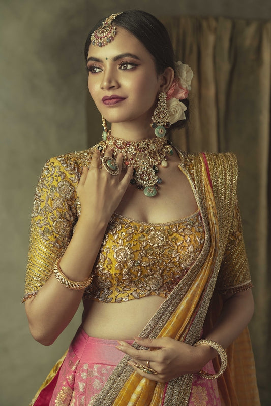 CONTEMPORARY DESIGNER BRIDAL LEHENGA
