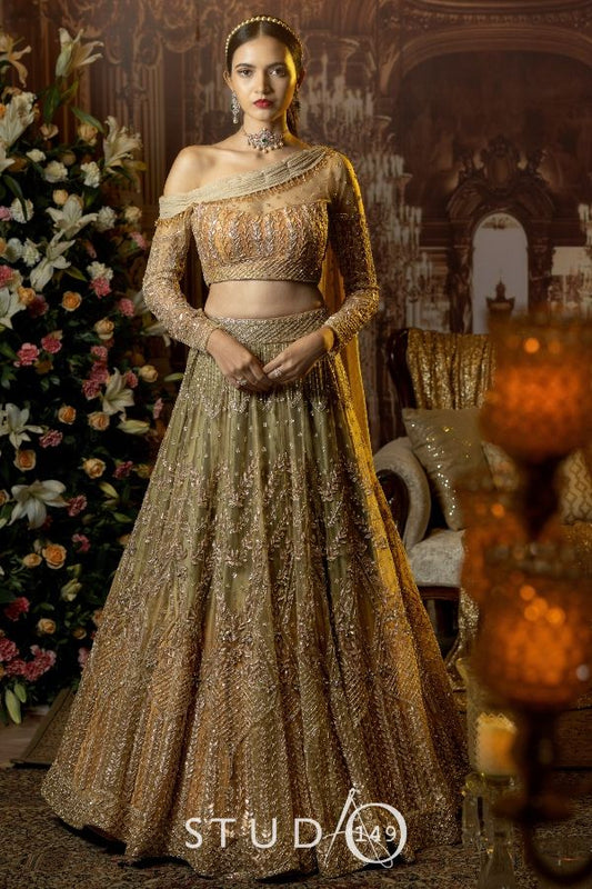 RECEPTION BRIDAL LEHENGA SET
