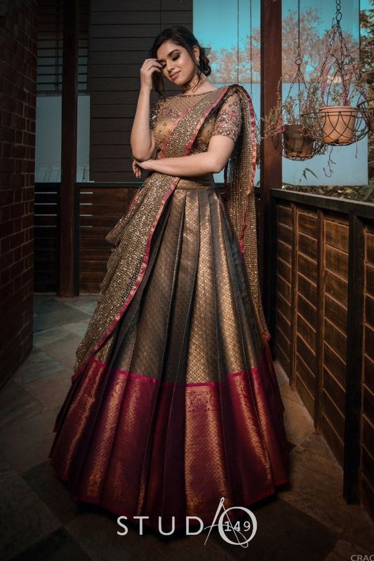 WEDDING DESIGNER HALF SAREE