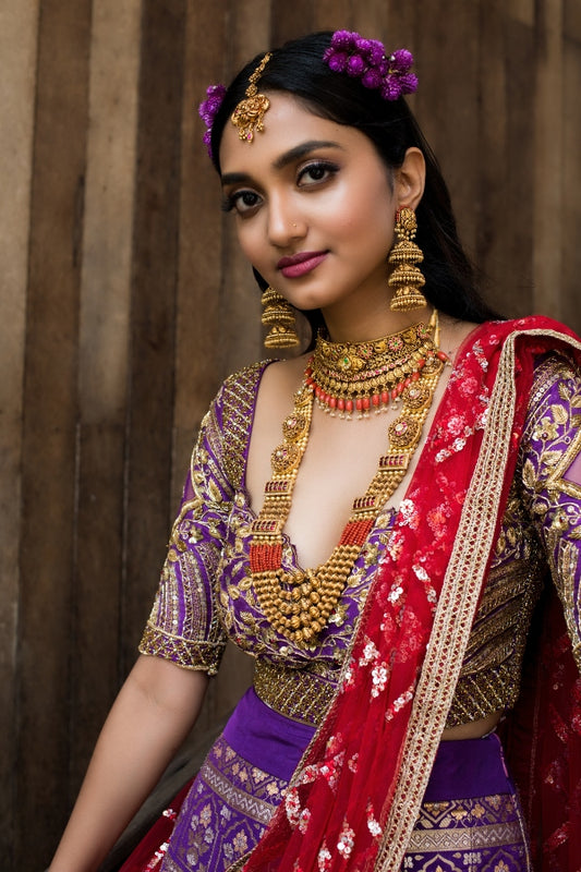 BANARES SILK BRIDAL LEHENGA