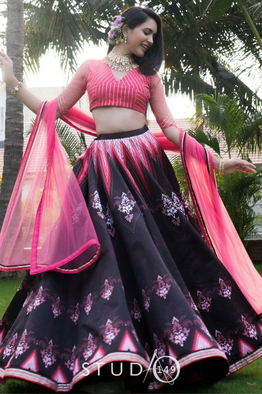 PRINTED BRIDAL LEHENGA