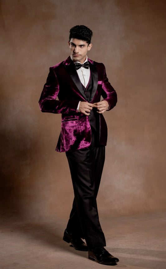 DESIGNER BLAZER IN VELVET