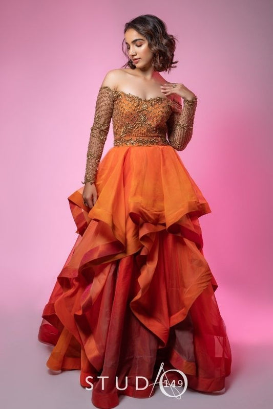 BRIDAL RECEPTION GOWN