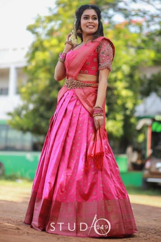 BANARES HALF SAREE SET