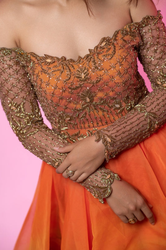 BRIDAL RECEPTION GOWN