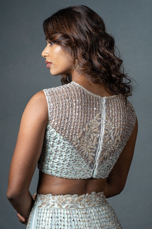 BRIDAL EMBROIDERED WEDDING LEHENGA