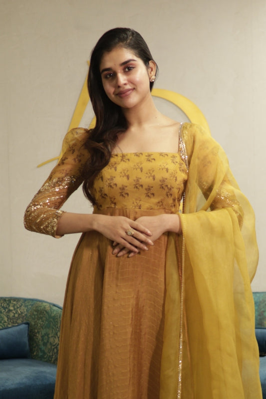HALDI DESIGNER ANARKALI