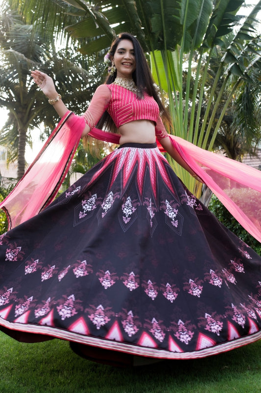 PRINTED BRIDAL LEHENGA
