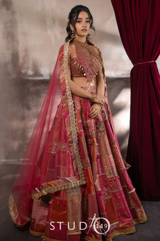 DESIGNER PATCH WORK LEHENGA