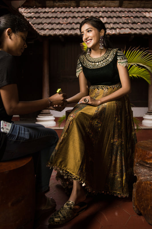 BRIDAL MEHENDI ANARKALI