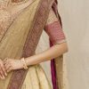 designer bridal half saree