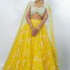 Designer Bridal Lehenga in yellow